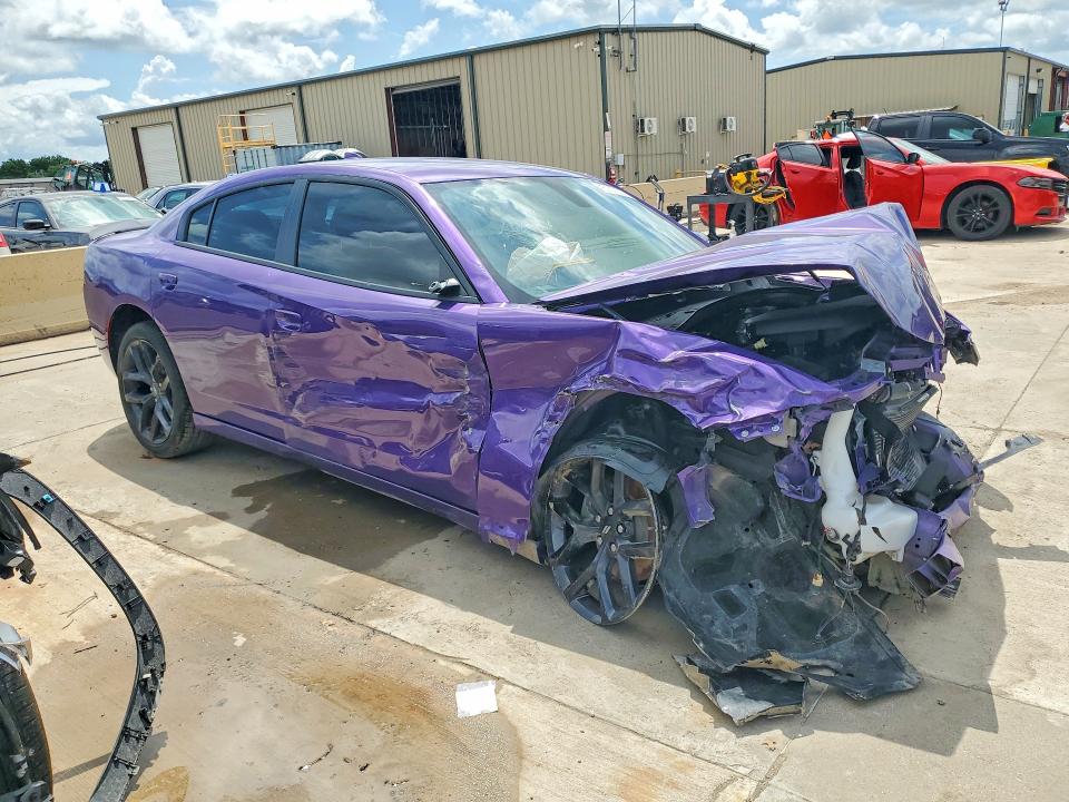 2023 Dodge Charger VIN 2C3CDXBG7PH618656 COPART salvage auction — FRONT END, Tx - Certificate Of Title, sold $1,200 on 2026-07-09 (photo 4)