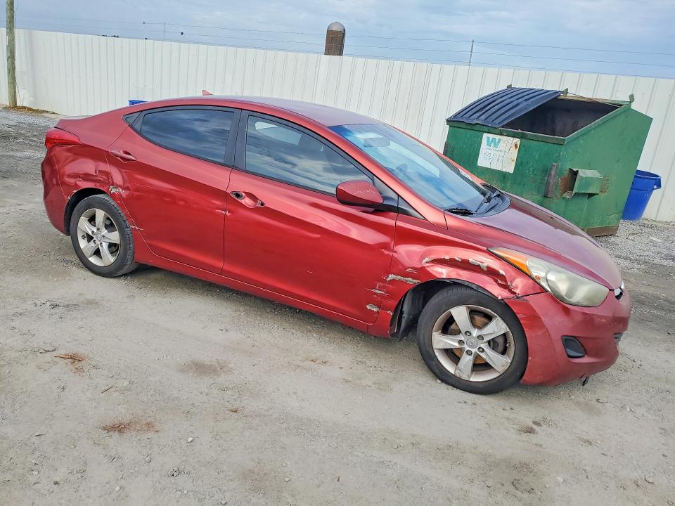 2013 Hyundai Elantra VIN 5NPDH4AEXDH264993 COPART salvage auction — FRONT END, Al - Cert Of Title-Salvage Title, sold $125 on 2026-07-23 (photo 4)