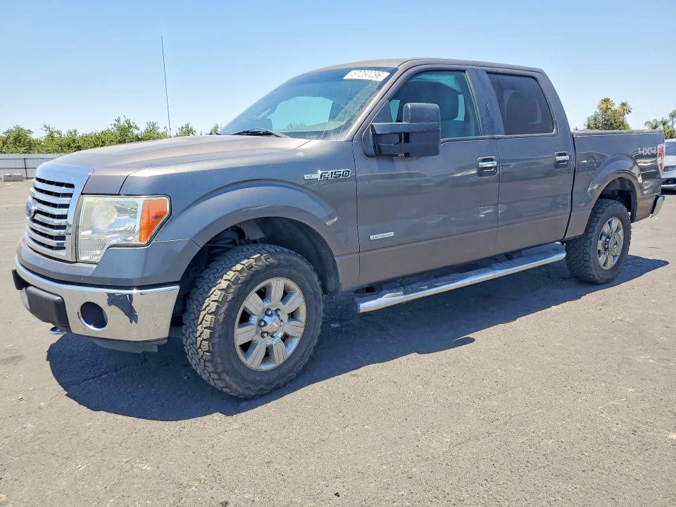 2012 Ford F-150 lightning VIN 1FTFW1ET7CKD79038 COPART salvage auction — SIDE, Ca - Salvage Certificate, sold $4,750 on 2026-07-09 (photo 1)