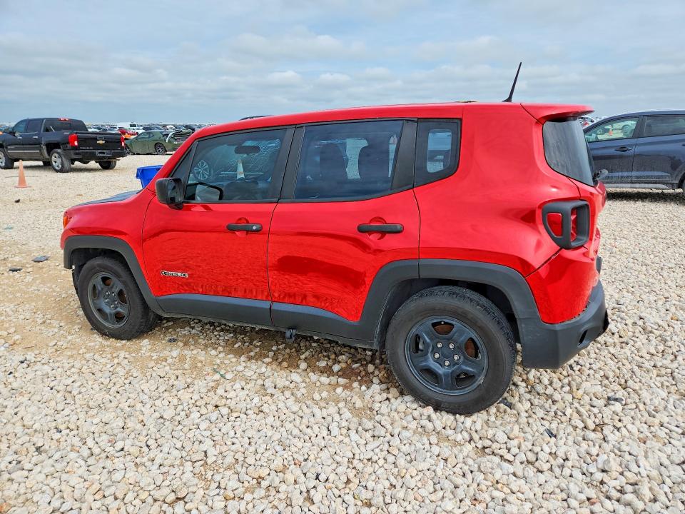 2019 Jeep Renegade VIN ZACNJAAB8KPK37967 COPART salvage auction — FRONT END, Tx - Cert Of Title-Rebuilt Salvage, sold $900 on 2026-07-16 (photo 2)