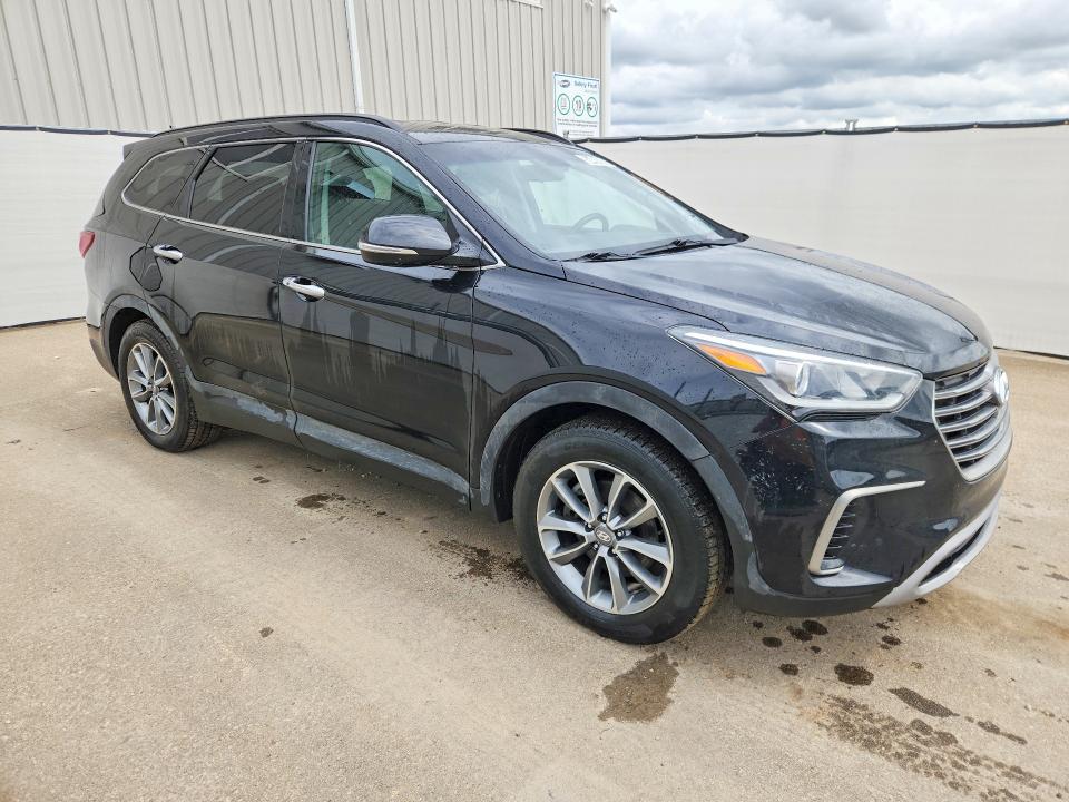 2018 Hyundai Santa fe VIN KM8SNDHFXJU258820 COPART salvage auction — MINOR DENT/SCRATCHES, AB - BOS - ACTIVE, sold $5,300 on 2026-07-08 (photo 4)