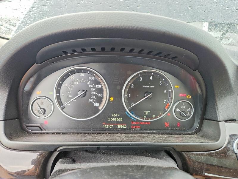 2015 BMW 5er VIN WBA5A7C50FD627590 COPART salvage auction — FRONT END, Il - Salvage Certificate, sold $550 on 2026-08-18 (photo 9)