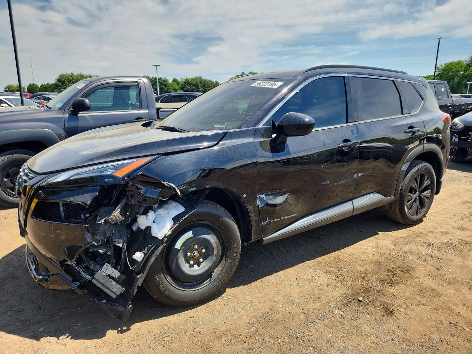 2023 Nissan Rogue VIN JN8BT3BB3PW214914 COPART salvage auction — FRONT END, Ma - Certificate Of Title (P), sold $13,800 on 2026-07-30 (photo 1)