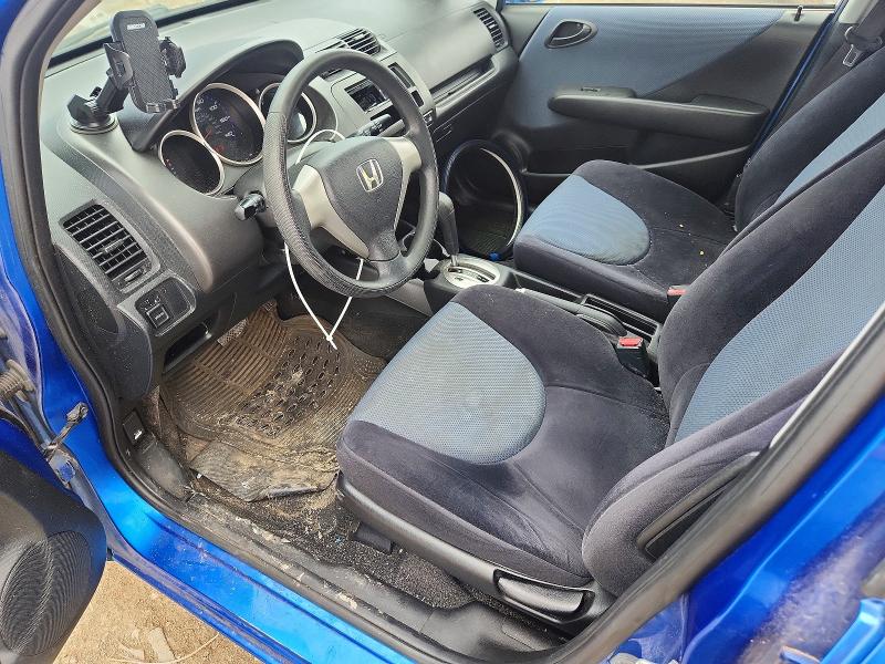 2008 Honda Fit VIN JHMGD38478S019168 COPART salvage auction — REAR END, Mo - Salvage Certificate Of Title, sold $500 on 2026-07-28 (photo 8)