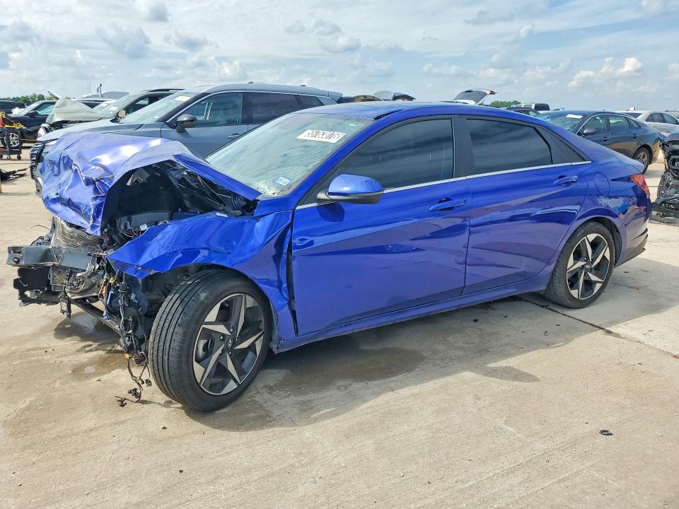 2023 Hyundai Elantra VIN KMHLP4AG4PU620747 COPART salvage auction — FRONT END, Tx - Certificate Of Title, sold $450 on 2026-07-16 (photo 1)