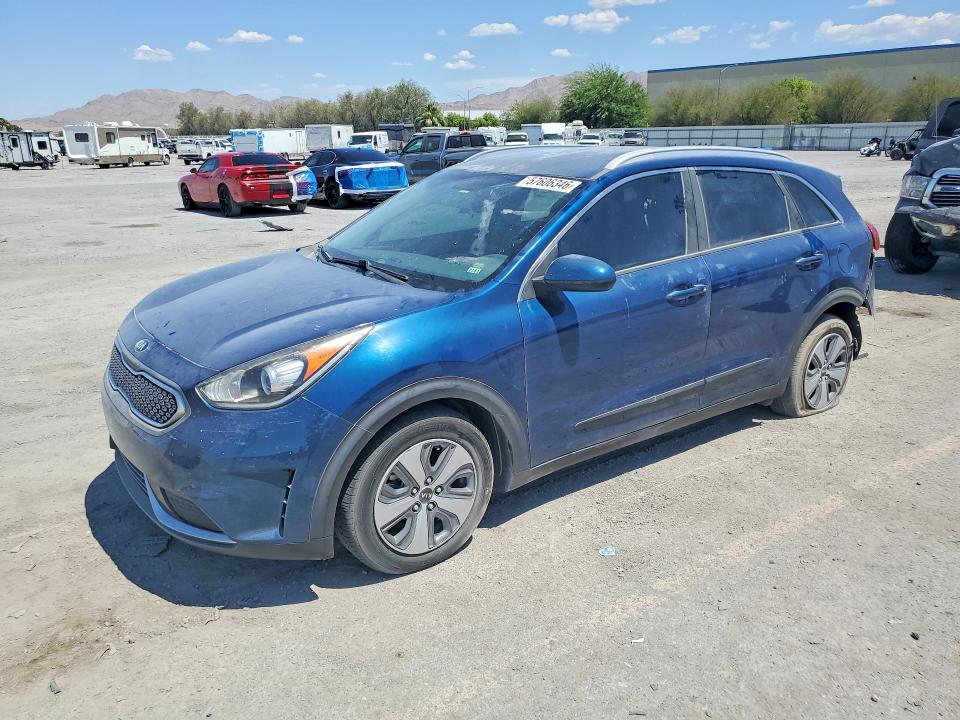 2017 Kia Niro VIN KNDCB3LCXH5053107 COPART salvage auction — REAR END, Nv - Salvage Title, sold $2,400 on 2026-07-07 (photo 1)