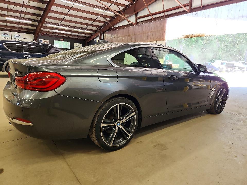 2018 BMW 4 series VIN WBA4W5C50JAA49523 COPART salvage auction — HAIL, Ma - Cert Of Title-Reconstrctd Coll, sold $9,000 on 2026-07-27 (photo 3)
