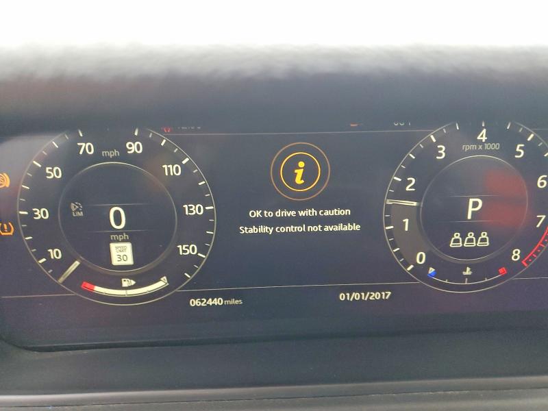 2019 Land rover RANGE ROVER VIN SALYB2EX7KA794080 COPART salvage auction — FRONT END, Fl - Cert Of Title Slvg Rebuildable, sold $13,400 on 2026-07-29 (photo 9)