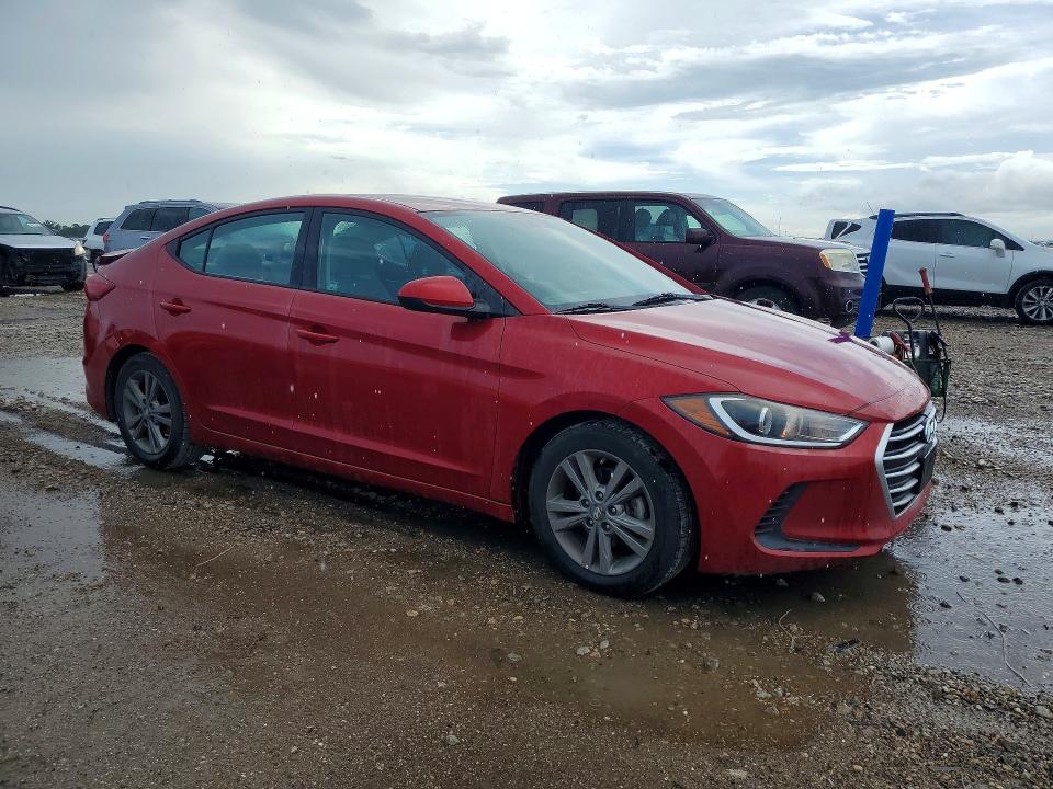 2018 Hyundai Elantra VIN 5NPD84LF8JH223392 COPART salvage auction — REAR END, Tx - Salvage Vehicle Title, sold $2,800 on 2026-07-09 (photo 4)