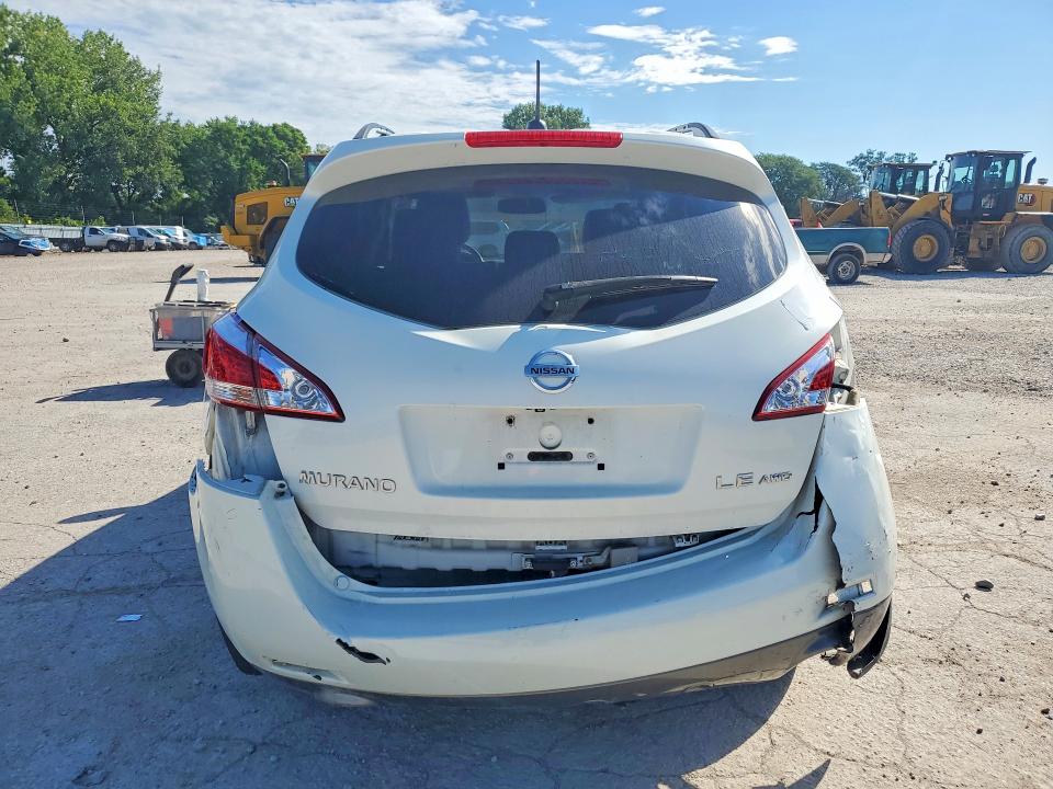 2011 Nissan Murano VIN JN8AZ1MW6BW152593 COPART salvage auction — REAR END, IA - CERT OF TITLE-SALVAGE TITLE, sold $500 on 2026-07-24 (photo 6)