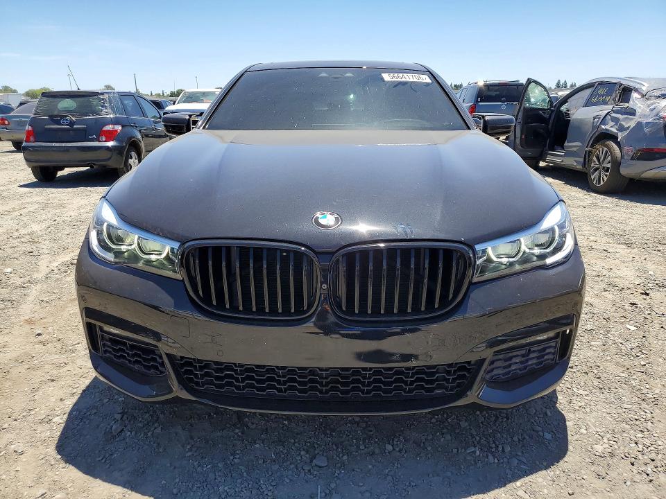 2016 BMW 7 series VIN WBA7E2C58GG547440 COPART salvage auction — SIDE, CA - SALVAGE CERTIFICATE, sold $8,800 on 2026-07-21 (photo 5)