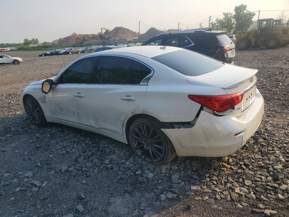 2016 Infiniti Q50 VIN JN1FV7AR6GM450596 COPART salvage auction — SIDE, NY - MV-907A SALVAGE CERTIFICATE, sold $3,100 on 2026-07-14 (photo 2)