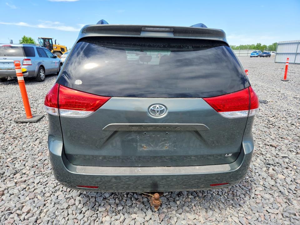 2011 Toyota Sienna VIN 5TDKK3DC2BS013888 COPART salvage auction — FRONT END, Al - Cert Of Title-Salvage Title, sold $1,700 on 2026-08-02 (photo 6)
