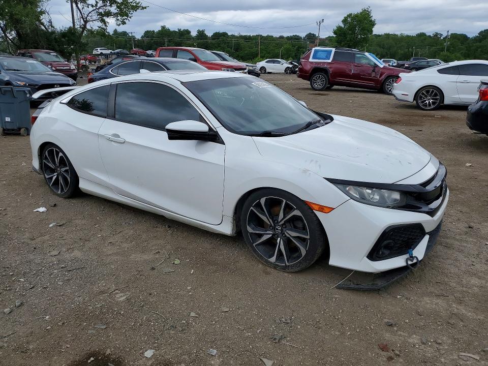 2019 Honda Civic VIN 2HGFC3A50KH753279 COPART salvage auction — STRIPPED, Va - Certificate Of Title (P), sold $8,300 on 2026-07-28 (photo 4)