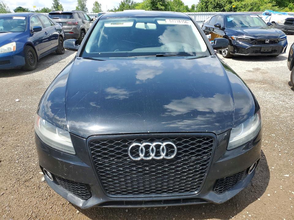 2011 Audi A4 VIN WAUBFAFL0BN020427 COPART salvage auction — REAR END, On - Permit Salvage, sold $475 on 2026-07-09 (photo 5)