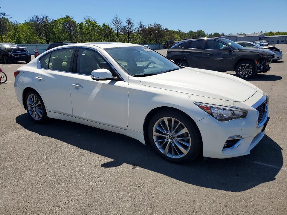 2022 Infiniti VIN JN1EV7BR0NM340344 COPART salvage auction — WATER/FLOOD, Ny - Mv907A-Flood Salvage, sold $5,400 on 2026-07-13 (photo 4)