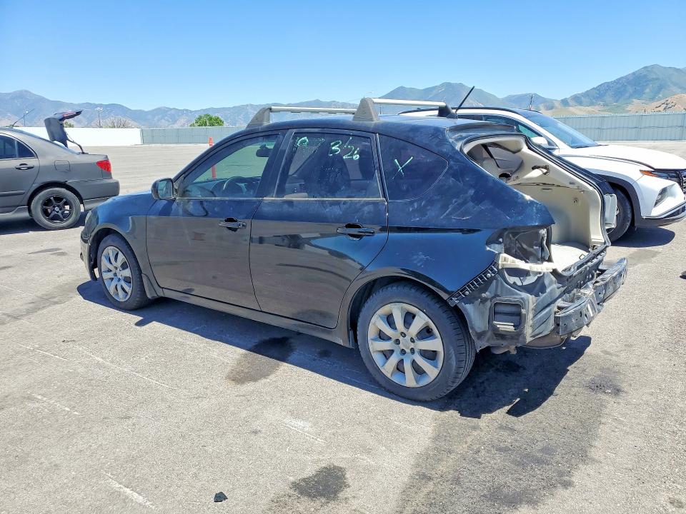 2009 Subaru Impreza VIN JF1GH61649G805894 COPART salvage auction — REAR END, UT - SALVAGE CERTIFICATE, sold $350 on 2026-07-31 (photo 2)