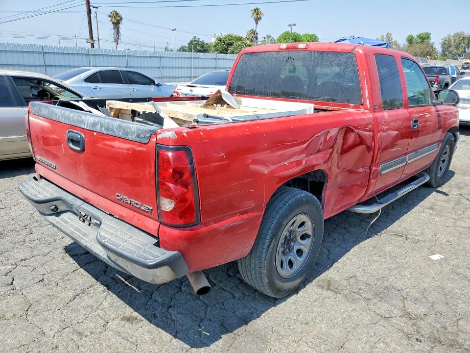 2005 Chevrolet Silverado 1500 VIN 2GCEC19V651274056 COPART salvage auction — REAR END, Ca - Dis/Dlr/Exp Only Clean Title, sold $900 on 2026-07-03 (photo 3)