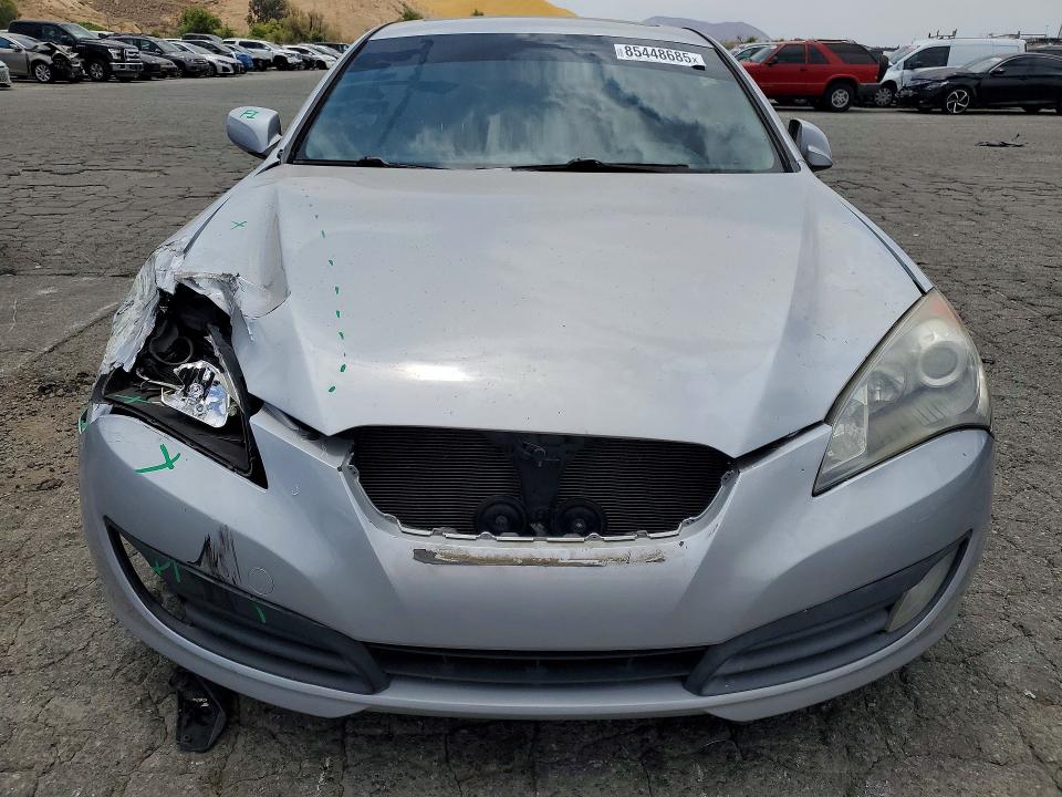 2010 Hyundai Genesis VIN KMHHT6KD9AU023568 COPART salvage auction — FRONT END, Ca - Salvage Certificate, sold $1,200 on 2026-07-09 (photo 5)