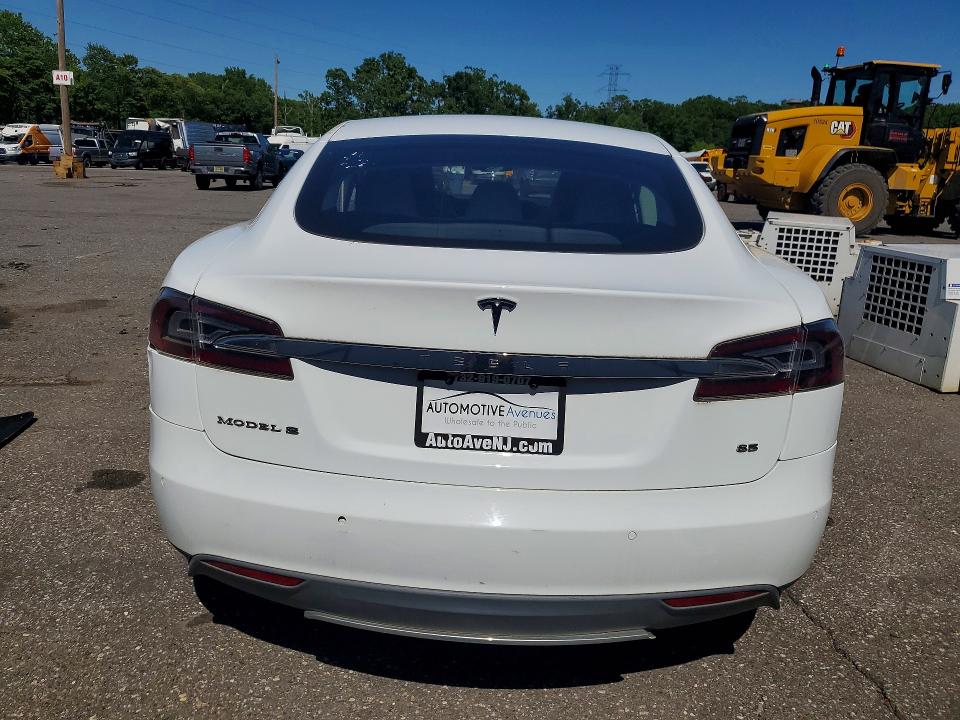 2014 Tesla Model s VIN 5YJSA1H1XEFP55657 COPART salvage auction — STRIPPED, Pa - Cert Of Title (P), sold $3,450 on 2026-07-28 (photo 6)