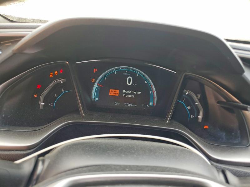 2018 Honda Civic VIN SHHFK7H53JU211837 COPART salvage auction — FRONT END, Nc - Salvage Certificate Of Title, sold $1,850 on 2026-07-24 (photo 9)