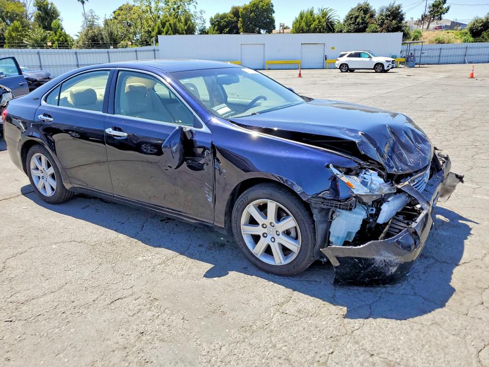 2007 Lexus Es 350 VIN JTHBJ46G472098593 COPART salvage auction — FRONT END, CA - SALVAGE CERTIFICATE, sold $900 on 2026-07-31 (photo 4)