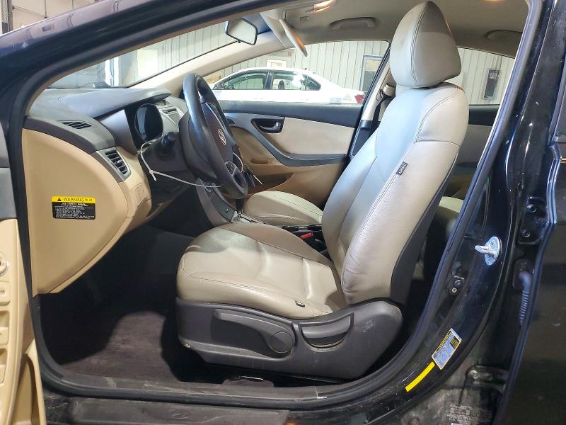 2011 Hyundai Elantra VIN KMHDH4AE6BU128665 COPART salvage auction — FRONT END, Pa - Certificate Of Salvage, sold $550 on 2026-07-09 (photo 7)