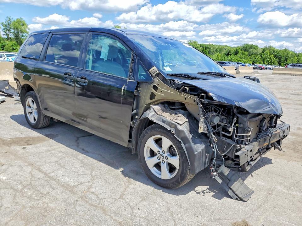 2020 Toyota Sienna VIN 5TDZZ3DC2LS037426 COPART salvage auction — FRONT END, Ny - Certificate Of Title, sold $1,650 on 2026-07-09 (photo 4)