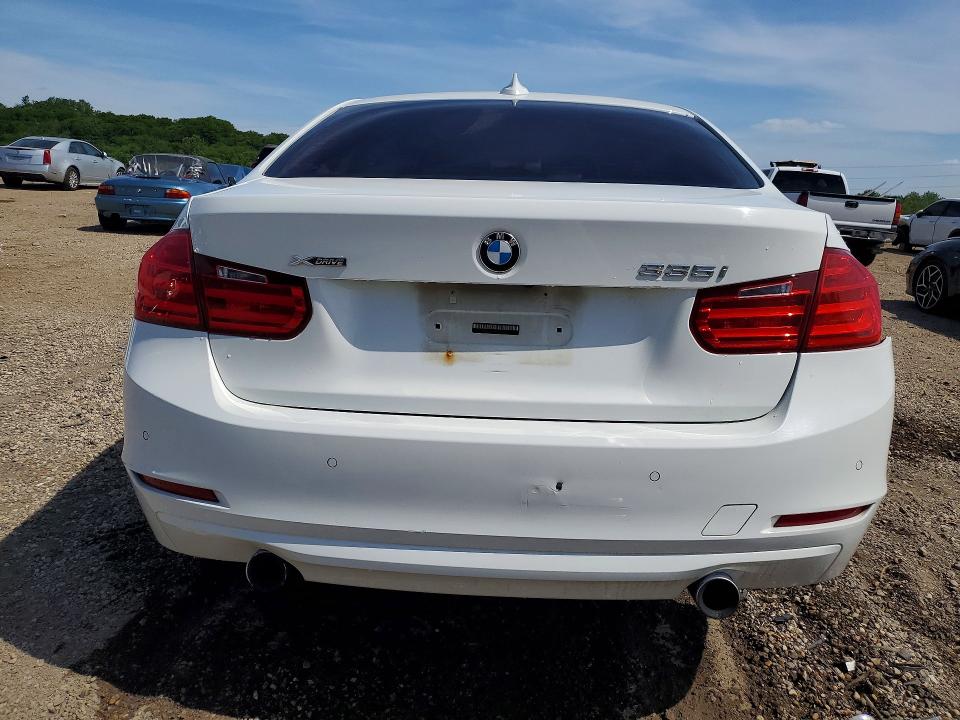 2014 BMW 3er VIN WBA3B9G57ENR92691 COPART salvage auction — FRONT END, Il - Salvage Certificate, sold $1,400 on 2026-07-29 (photo 6)