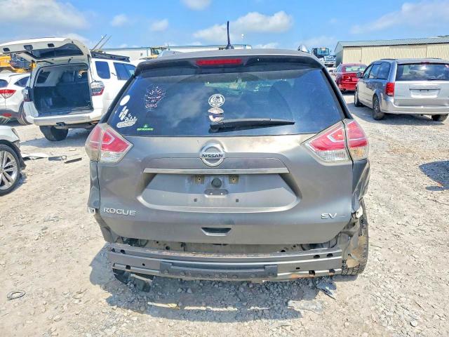 2015 Nissan Rogue VIN KNMAT2MT2FP543054 COPART salvage auction — ALL OVER, TN - SALVAGE CERTIFICATE, sold $525 on 2026-07-16 (photo 6)