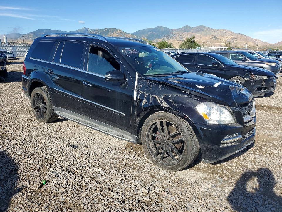 2012 Mercedes-benz Gl-klasse VIN 4JGBF7BE9CA765842 COPART salvage auction — FRONT END, Ut - Salvage Certificate, sold $150 on 2026-07-02 (photo 4)