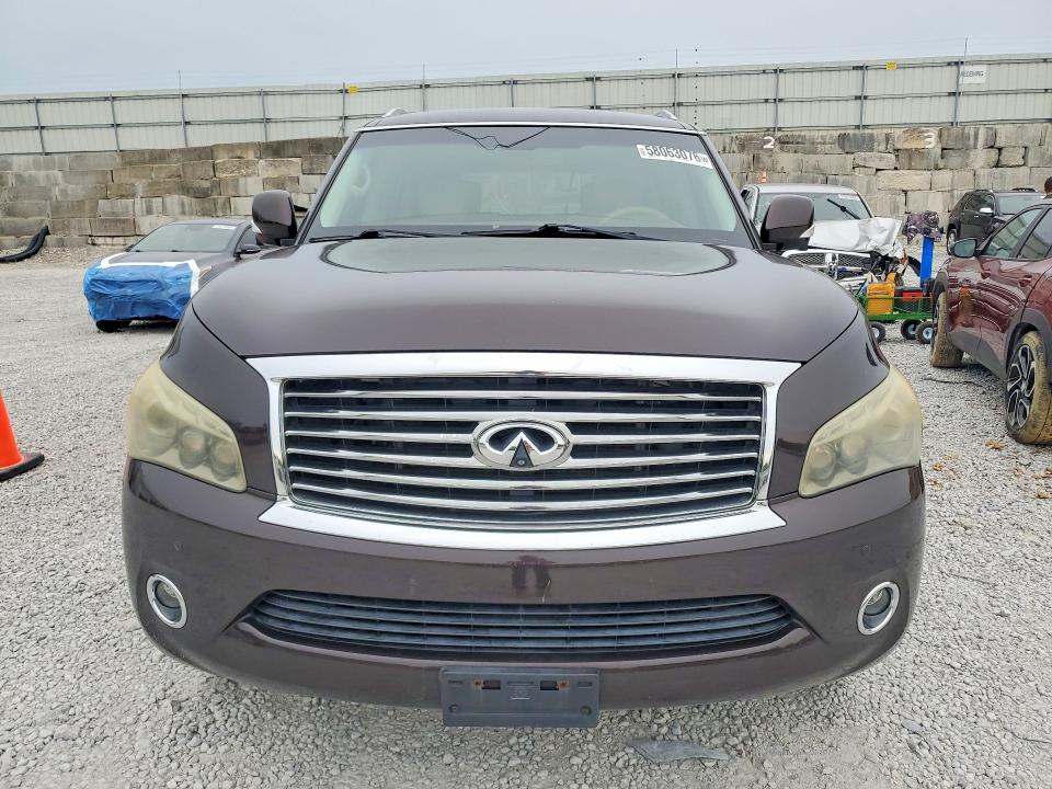 2011 Infiniti Qx56 VIN JN8AZ2NE5B9007037 COPART salvage auction — MECHANICAL, Oh - Certificate Of Title, sold $325 on 2026-07-24 (photo 5)