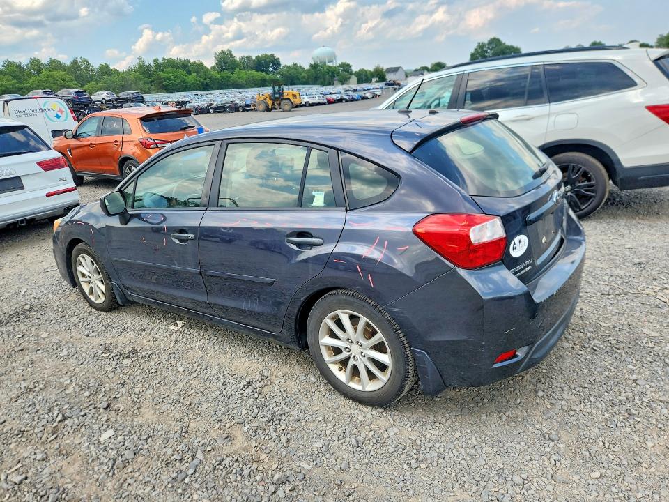 2014 Subaru Impreza VIN JF1GPAC62E8278252 COPART salvage auction — REAR END, NJ - CERT OF TITLE-SALVAGE (P), sold $350 on 2026-07-31 (photo 2)