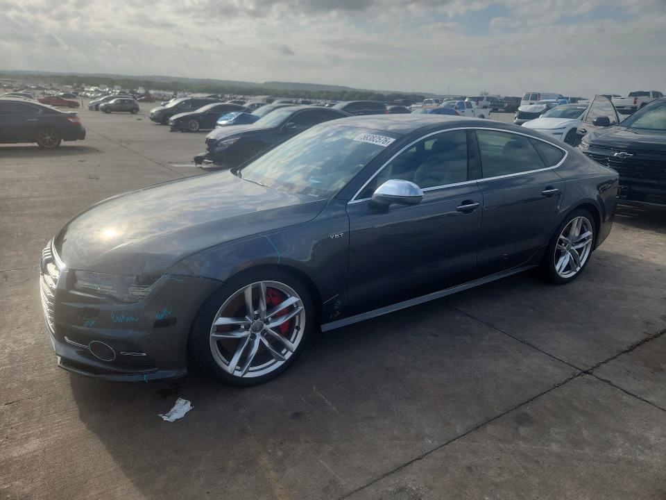 2017 Audi S7 VIN WAUWFAFC2HN118580 COPART salvage auction — FRONT END, TX - SALVAGE VEHICLE TITLE, sold $13,700 on 2026-09-17 (photo 1)