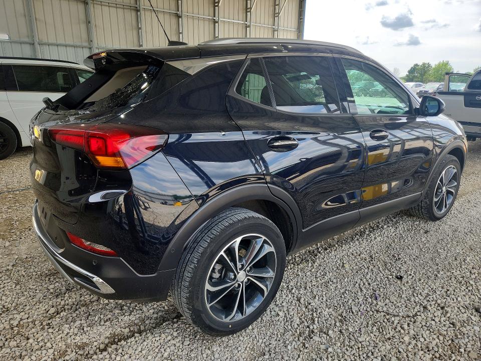 2021 Buick Encore VIN KL4MMFSL2MB132584 COPART salvage auction — HAIL, Mo - Salvage Certificate Of Title, sold $4,200 on 2026-07-08 (photo 3)