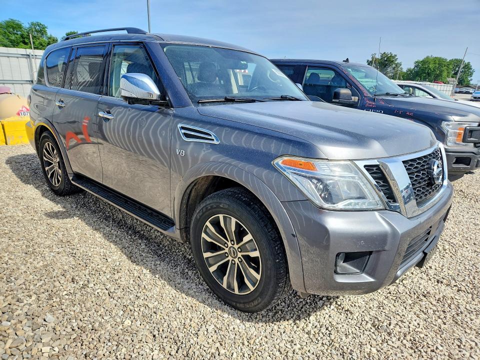 2019 Nissan Armada VIN JN8AY2NC3K9587552 COPART salvage auction — HAIL, Mo - Certificate Of Title, sold $6,900 on 2026-07-06 (photo 4)