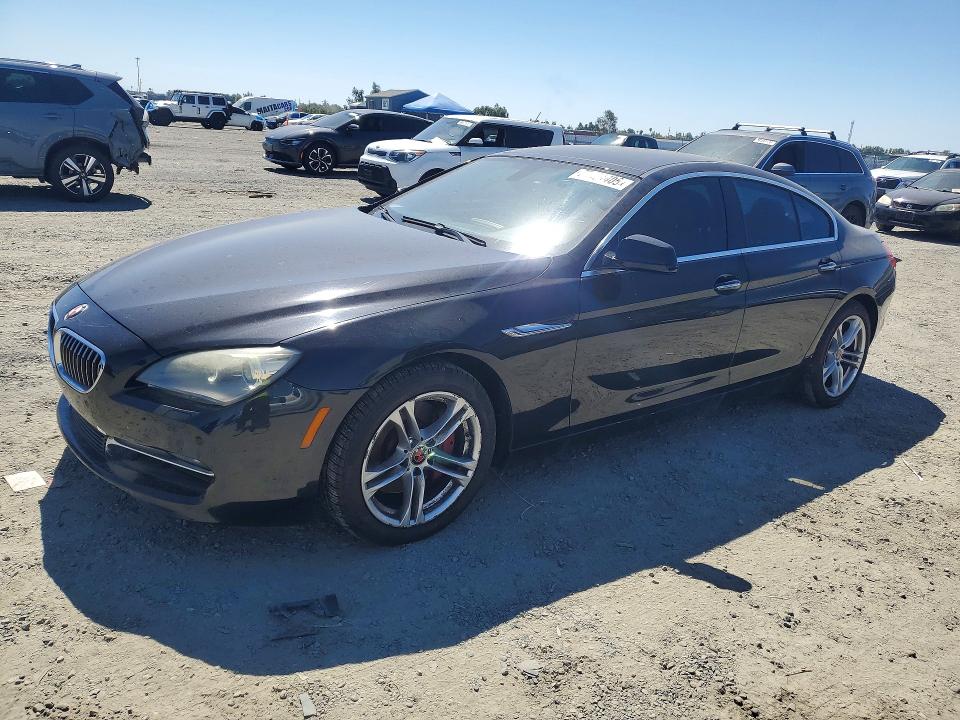 2014 BMW 6 series VIN WBA6B8C53ED452743 COPART salvage auction — MINOR DENT/SCRATCHES, In - Cert Of Title - Rebuilt Vehicl, sold $3,000 on 2026-07-09 (photo 1)