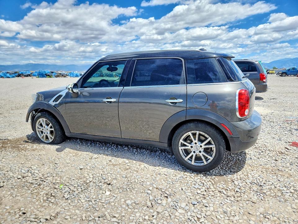 2012 Mini Cooper VIN WMWZB3C53CWM03141 COPART salvage auction — FRONT END, Ut - Salvage Certificate, sold $325 on 2026-07-31 (photo 2)