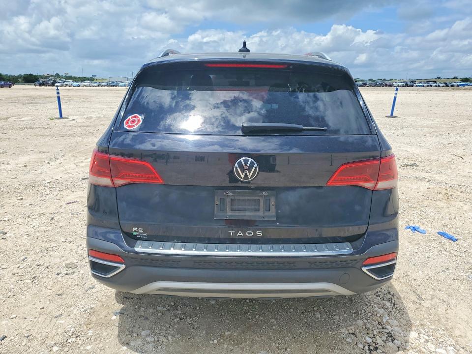 2022 Volkswagen Taos VIN 3VVLX7B29NM096720 COPART salvage auction — SIDE, TX - SALVAGE VEHICLE TITLE (P), sold $7,900 on 2026-07-16 (photo 6)