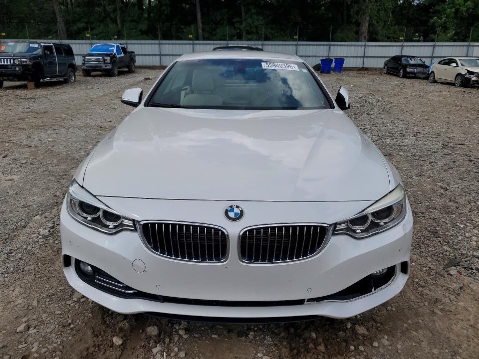 2015 BMW 4er VIN WBA3V5C51FP752614 COPART salvage auction — FRONT END, Ga - Cert Of Title-Salvage, sold $6,800 on 2026-07-10 (photo 5)