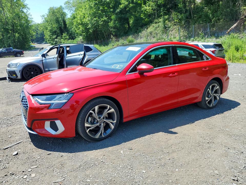2022 Audi A3 VIN WAUGUDGY2NA023901 — COPART salvage auction photo