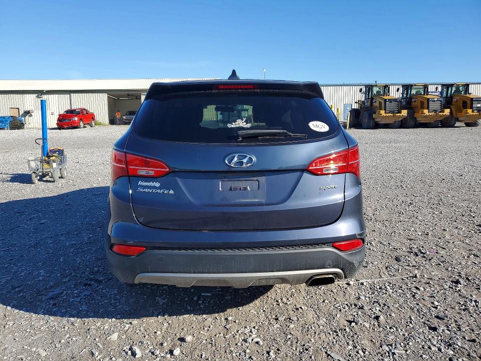 2016 Hyundai Santa fe VIN 5XYZT3LB0GG379101 COPART salvage auction — FRONT END, VA - CERT OF TITLE - SALVAGE, sold $2,450 on 2026-07-09 (photo 6)