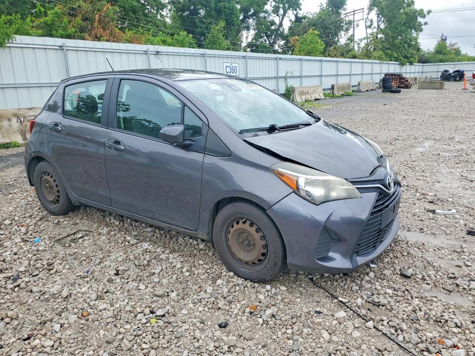 2017 Toyota Yaris VIN VNKKTUD34HA075731 COPART salvage auction — FRONT END, Mo - Certificate Of Title, sold $325 on 2026-07-02 (photo 4)