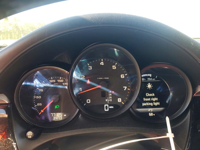 2018 Porsche Macan VIN WP1AA2A59JLB18473 COPART salvage auction — FRONT END, Ri - Salvage Certificate Of Title, sold $7,400 on 2026-07-30 (photo 9)