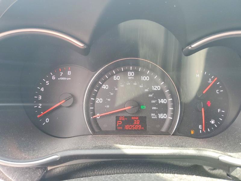 2014 Kia Sorento VIN 5XYKT4A63EG467425 COPART salvage auction — REAR END, Sc - Cert Of Title-Salvage, sold $875 on 2026-07-29 (photo 9)
