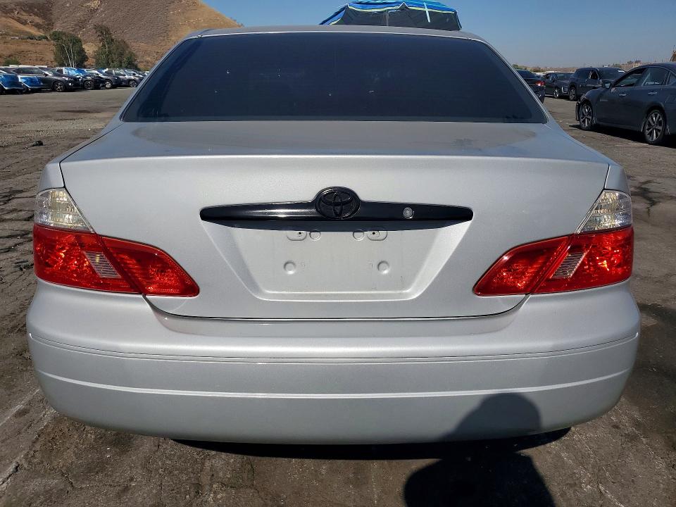 2003 Toyota Avalon VIN 4T1BF28B33U323993 COPART salvage auction — FRONT END, Ca - Salvage Certificate, sold $400 on 2026-07-02 (photo 6)