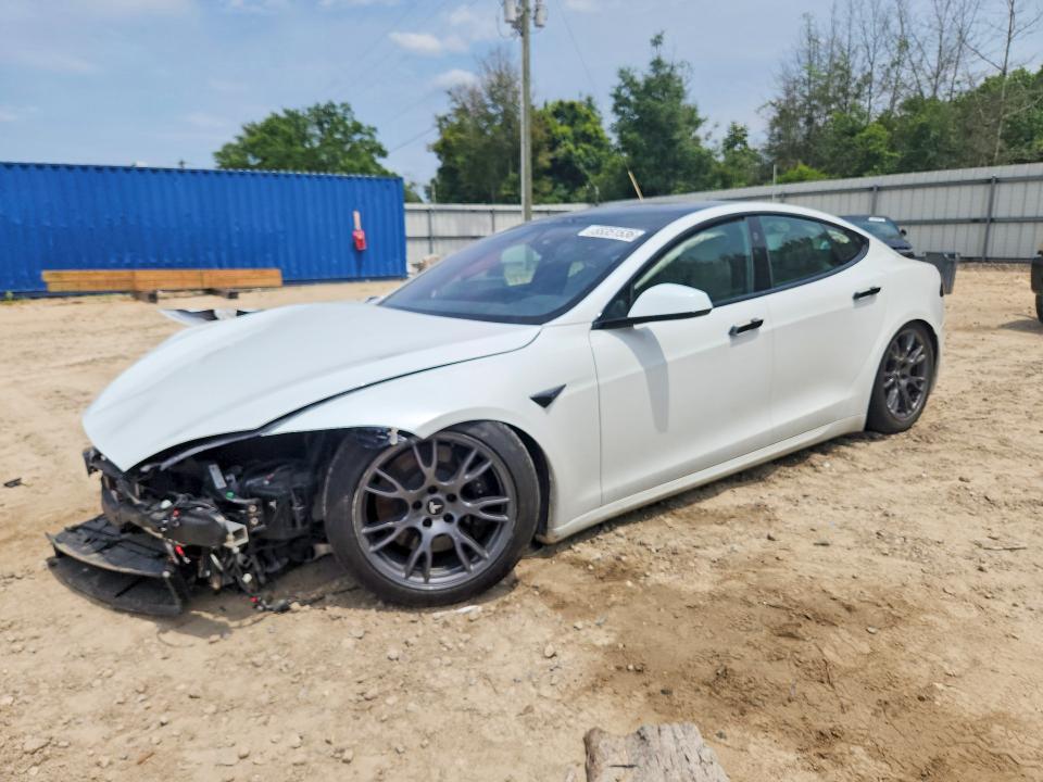 2022 Tesla VIN 5YJSA1E56NF489920 COPART salvage auction — FRONT END, Fl - Certificate Of Destruction, sold $8,700 on 2026-07-24 (photo 1)