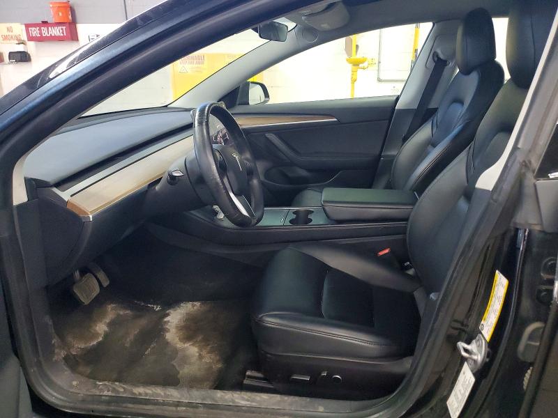 2022 Tesla Model 3 VIN 5YJ3E1EA4NF304852 COPART salvage auction — UNDERCARRIAGE, Il - Salvage Certificate, sold $6,200 on 2026-07-20 (photo 7)