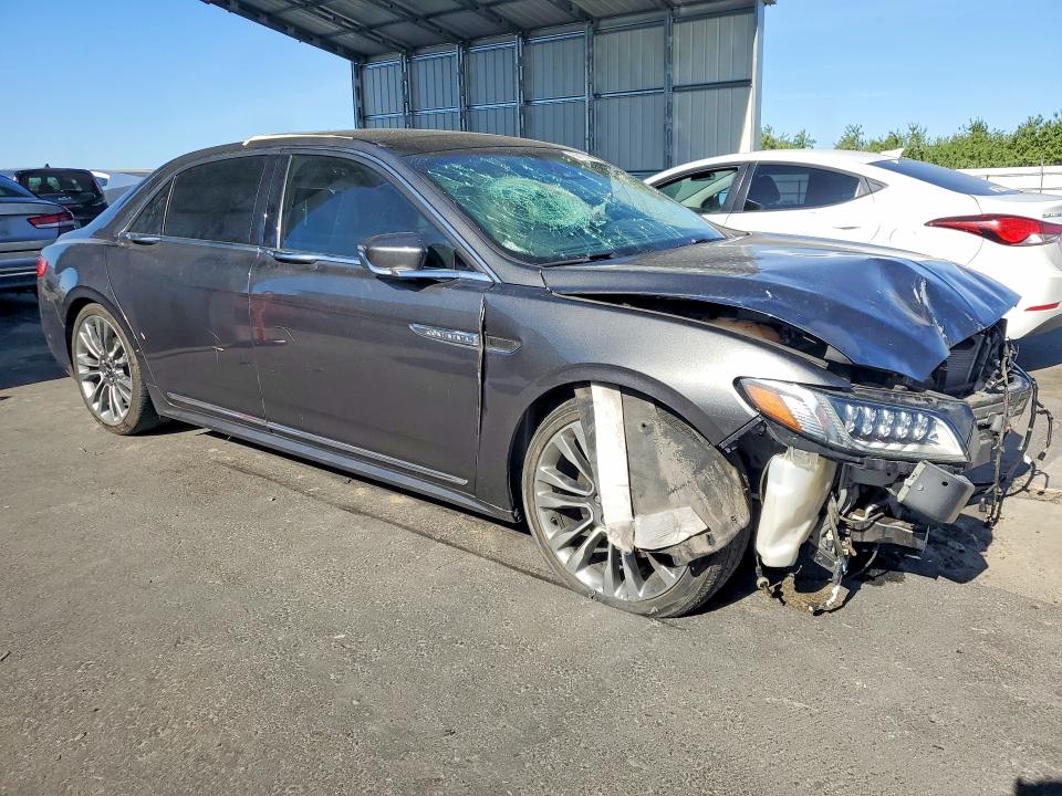 2017 Lincoln Continental VIN 1LN6L9NC8H5614653 COPART salvage auction — FRONT END, Ca - Salvage Certificate, sold $1,100 on 2026-07-09 (photo 4)