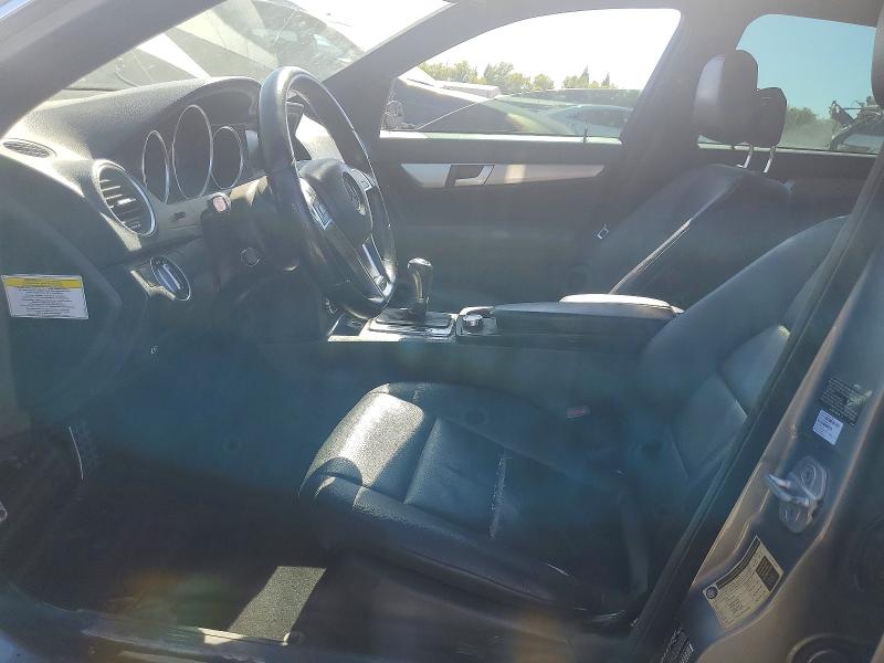 2013 Mercedes-benz C-klasse VIN WDDGF4HB2DR274222 COPART salvage auction — FRONT END, Ca - Salvage Certificate, sold $450 on 2026-07-23 (photo 7)